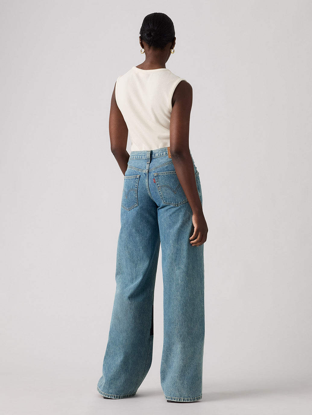 94 BAGGY WIDE LEG ジーンズ ミディアムインディゴ