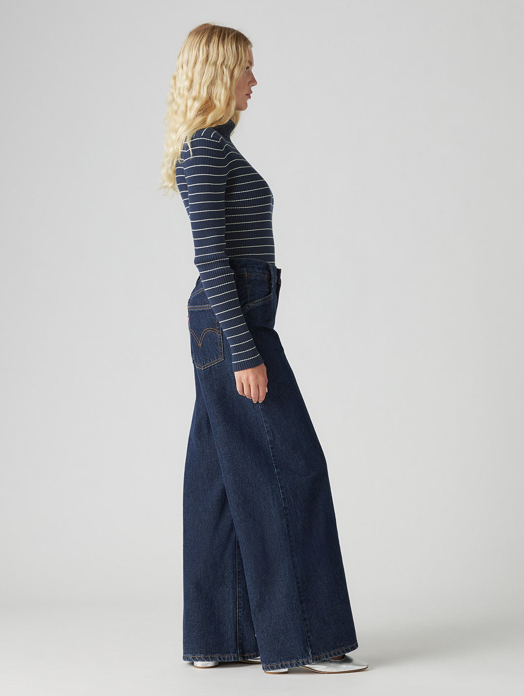 94 BAGGY WIDE LEG ジーンズ ダークインディゴ