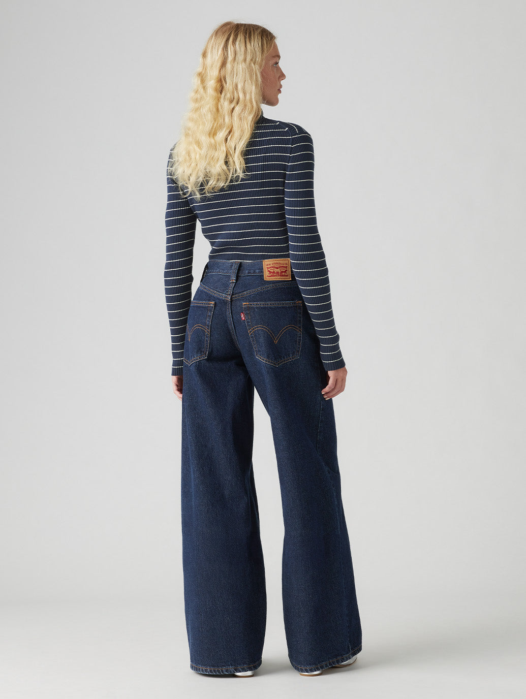 94 BAGGY WIDE LEG ジーンズ ダークインディゴ