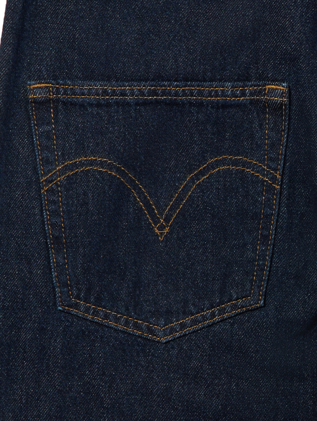 BAGGY ハイウエスト オーバーオール ダークインディゴブルー