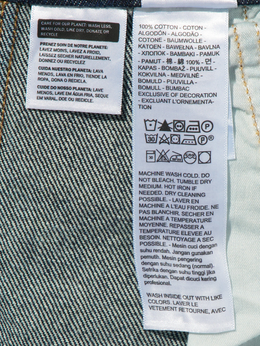 BAGGY ハイウエスト オーバーオール ダークインディゴブルー