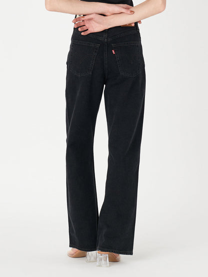 RIBCAGE WIDE LEG ブラック