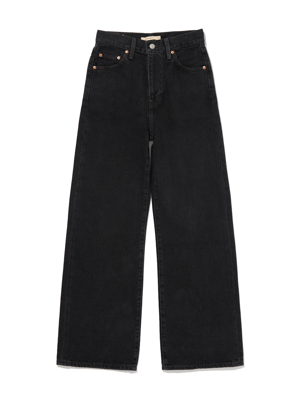 RIBCAGE WIDE LEG ブラック