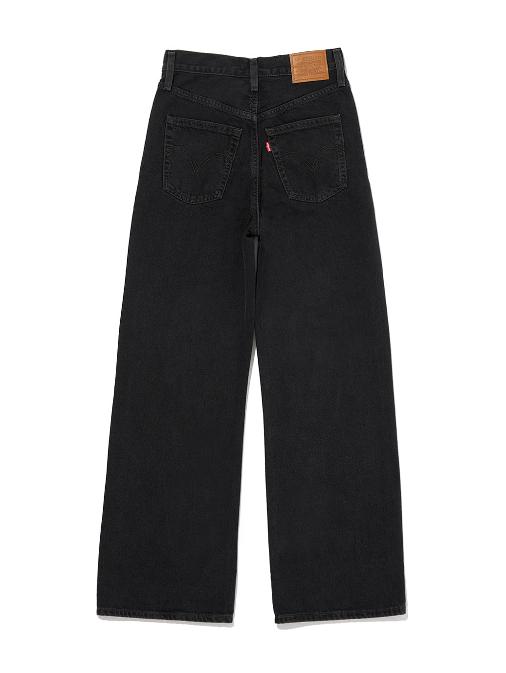 RIBCAGE WIDE LEG ブラック