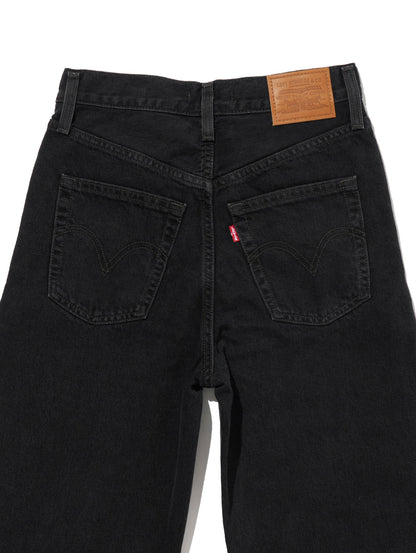 RIBCAGE WIDE LEG ブラック