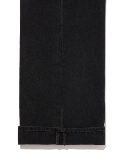 RIBCAGE WIDE LEG ブラック