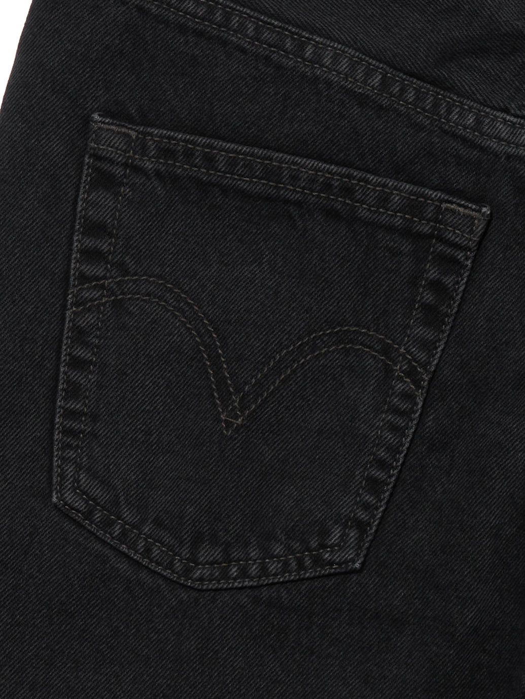 RIBCAGE WIDE LEG ブラック