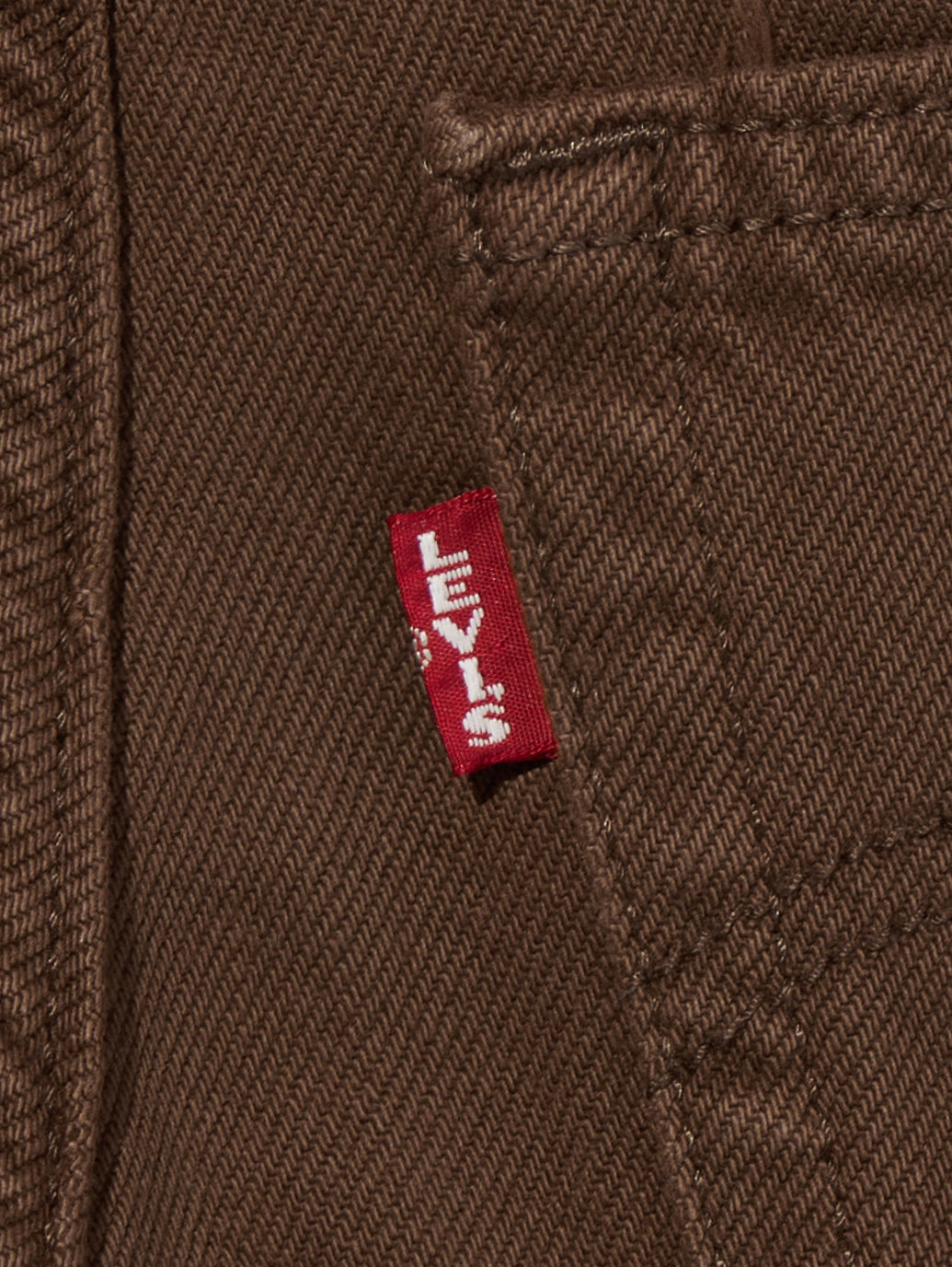 RIBCAGE WIDE LEG ジーンズ ブラウン