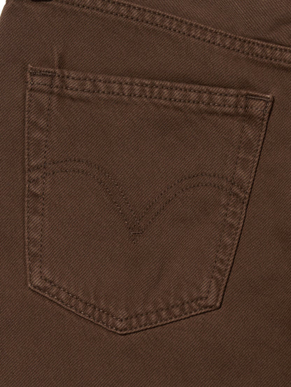 RIBCAGE WIDE LEG ジーンズ ブラウン