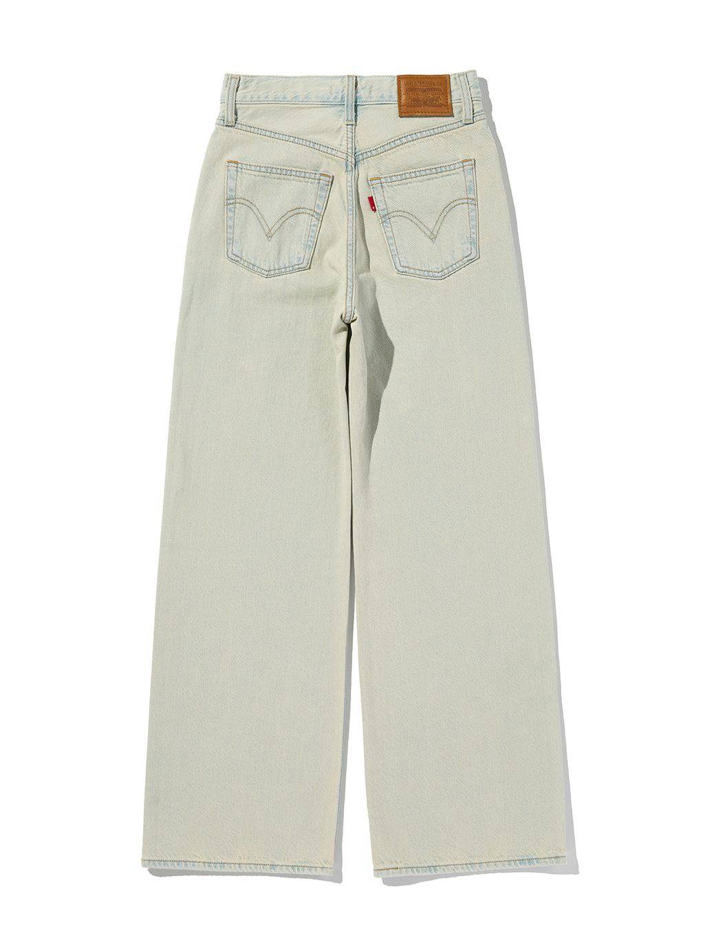 RIBCAGE WIDE LEG ジーンズ ライトインディゴ