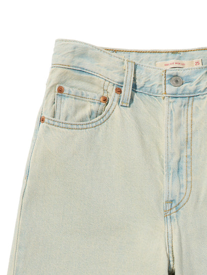 RIBCAGE WIDE LEG ジーンズ ライトインディゴ