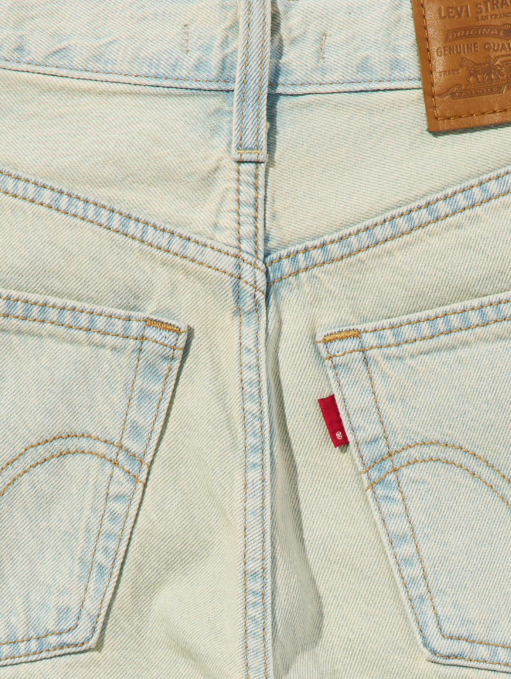 RIBCAGE WIDE LEG ジーンズ ライトインディゴ