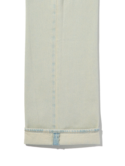 RIBCAGE WIDE LEG ジーンズ ライトインディゴ