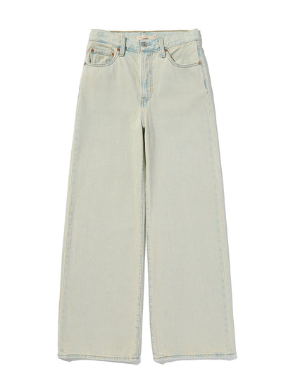 RIBCAGE WIDE LEG ジーンズ ライトインディゴ