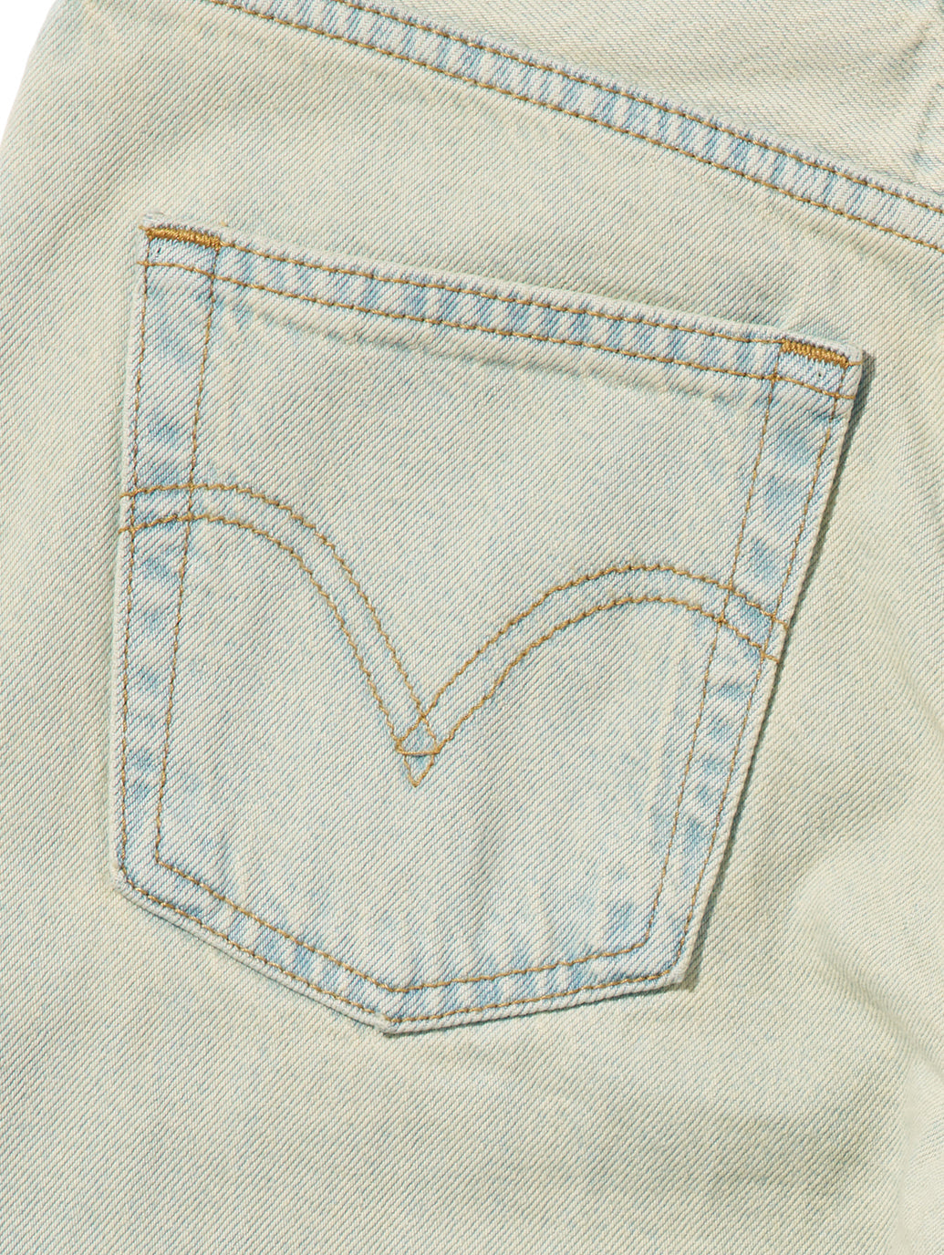 RIBCAGE WIDE LEG ジーンズ ライトインディゴ