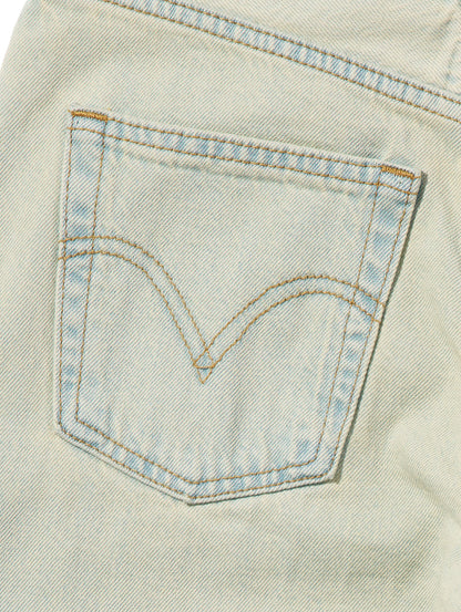 RIBCAGE WIDE LEG ジーンズ ライトインディゴ