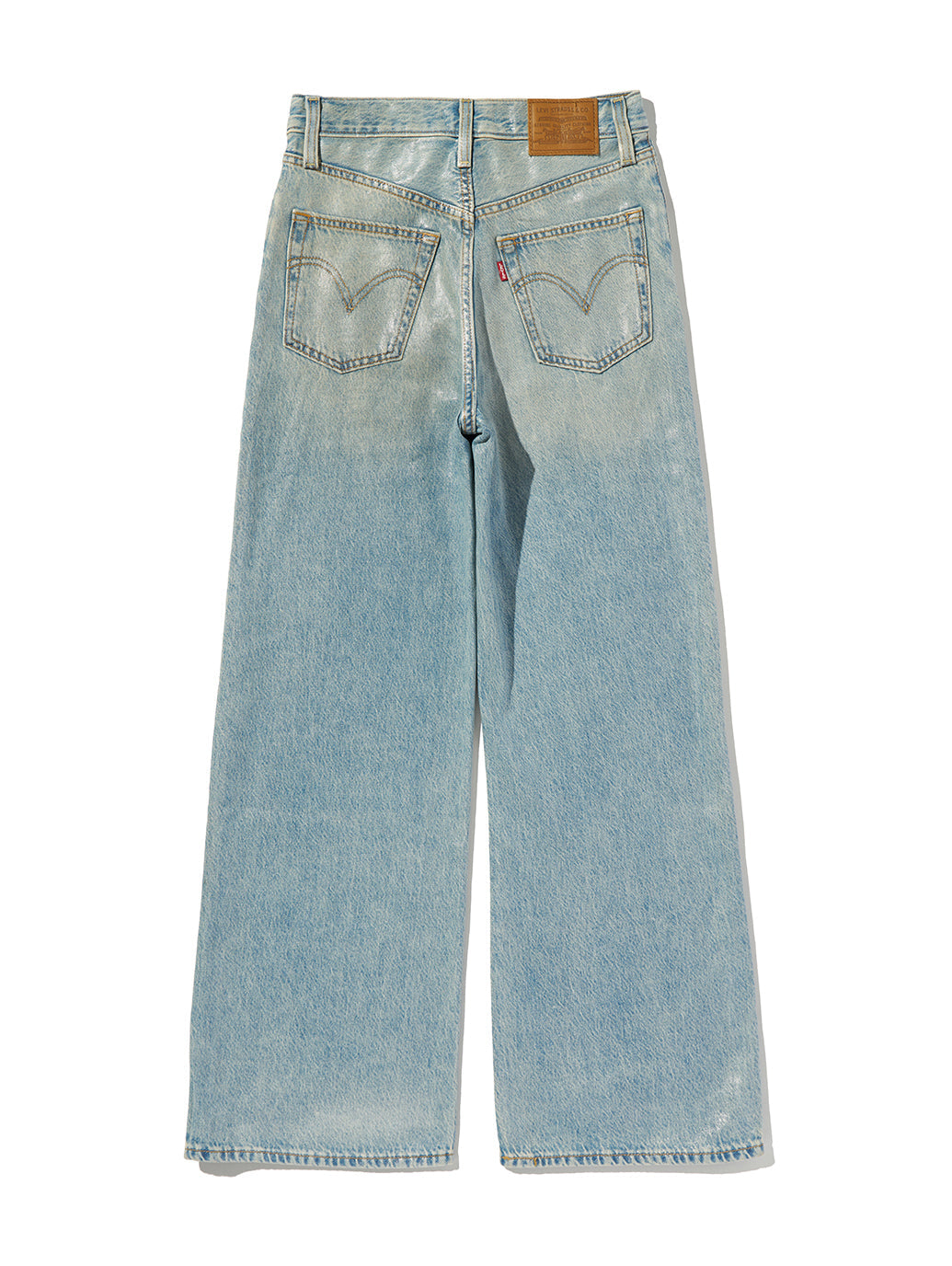 RIBCAGE WIDE LEG ジーンズ ライトインディゴ