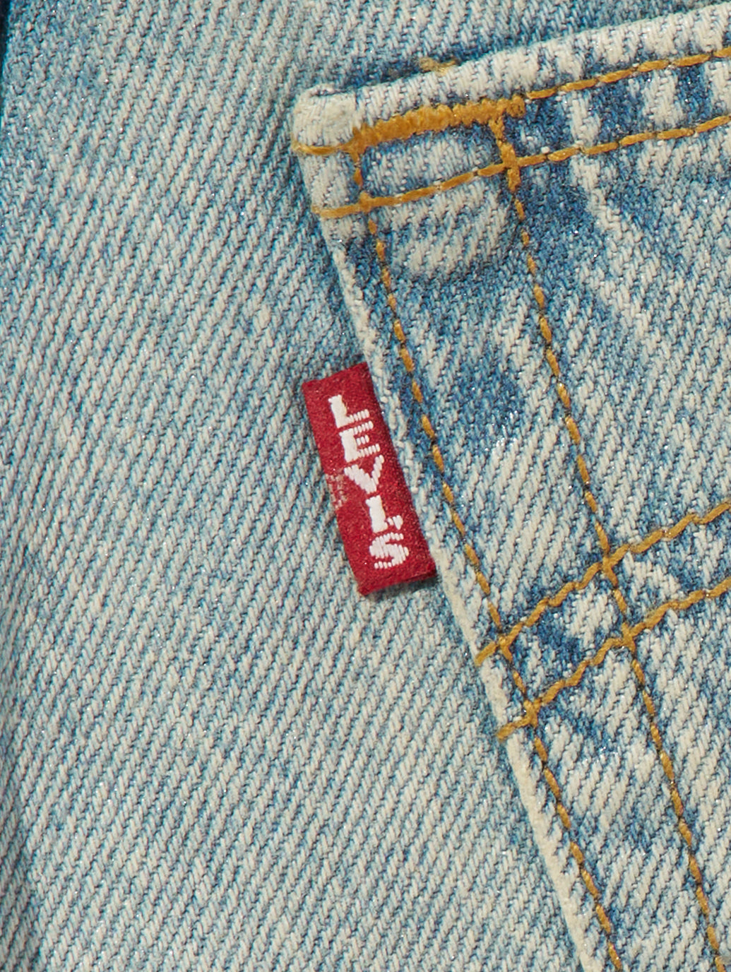 RIBCAGE WIDE LEG ジーンズ ライトインディゴ