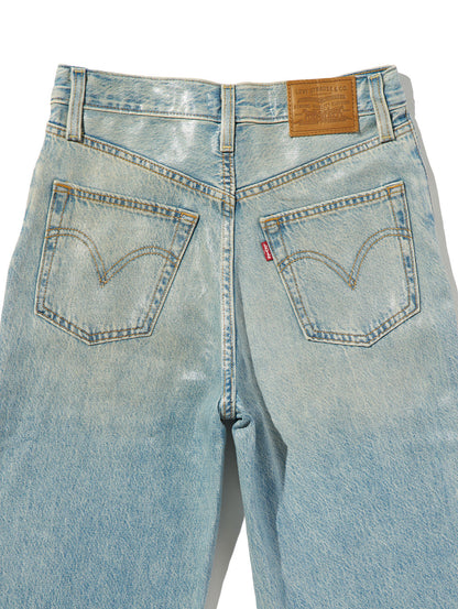 RIBCAGE WIDE LEG ジーンズ ライトインディゴ