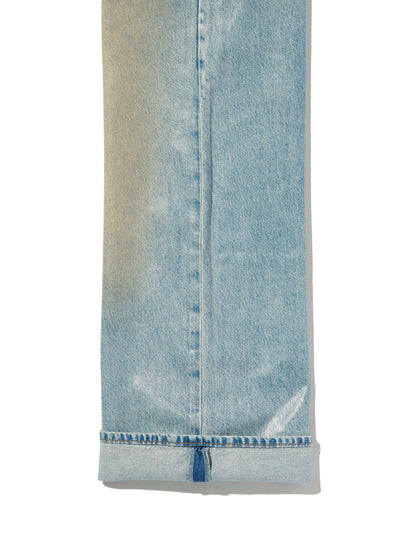 RIBCAGE WIDE LEG ジーンズ ライトインディゴ