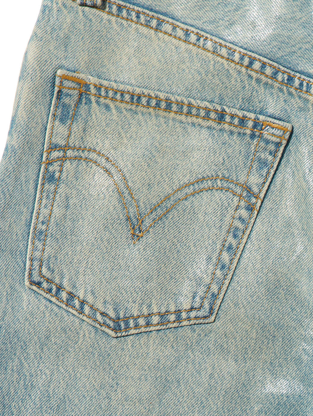 RIBCAGE WIDE LEG ジーンズ ライトインディゴ