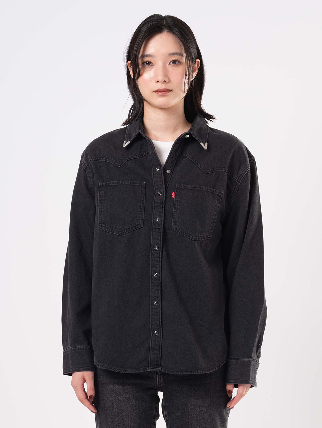 TEODORA ウエスタンシャツ