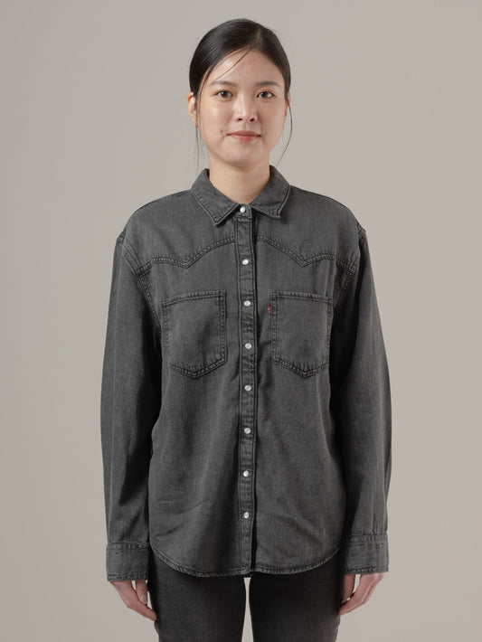 TEODORA ウエスタンシャツ