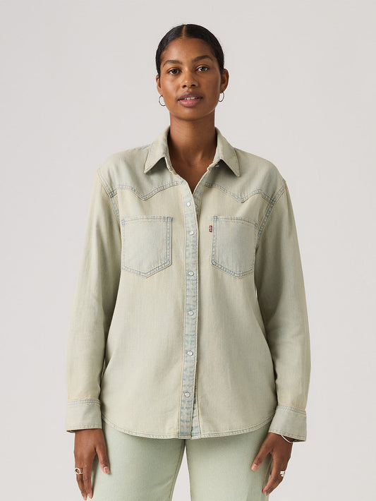 TEODORA ウエスタンシャツ