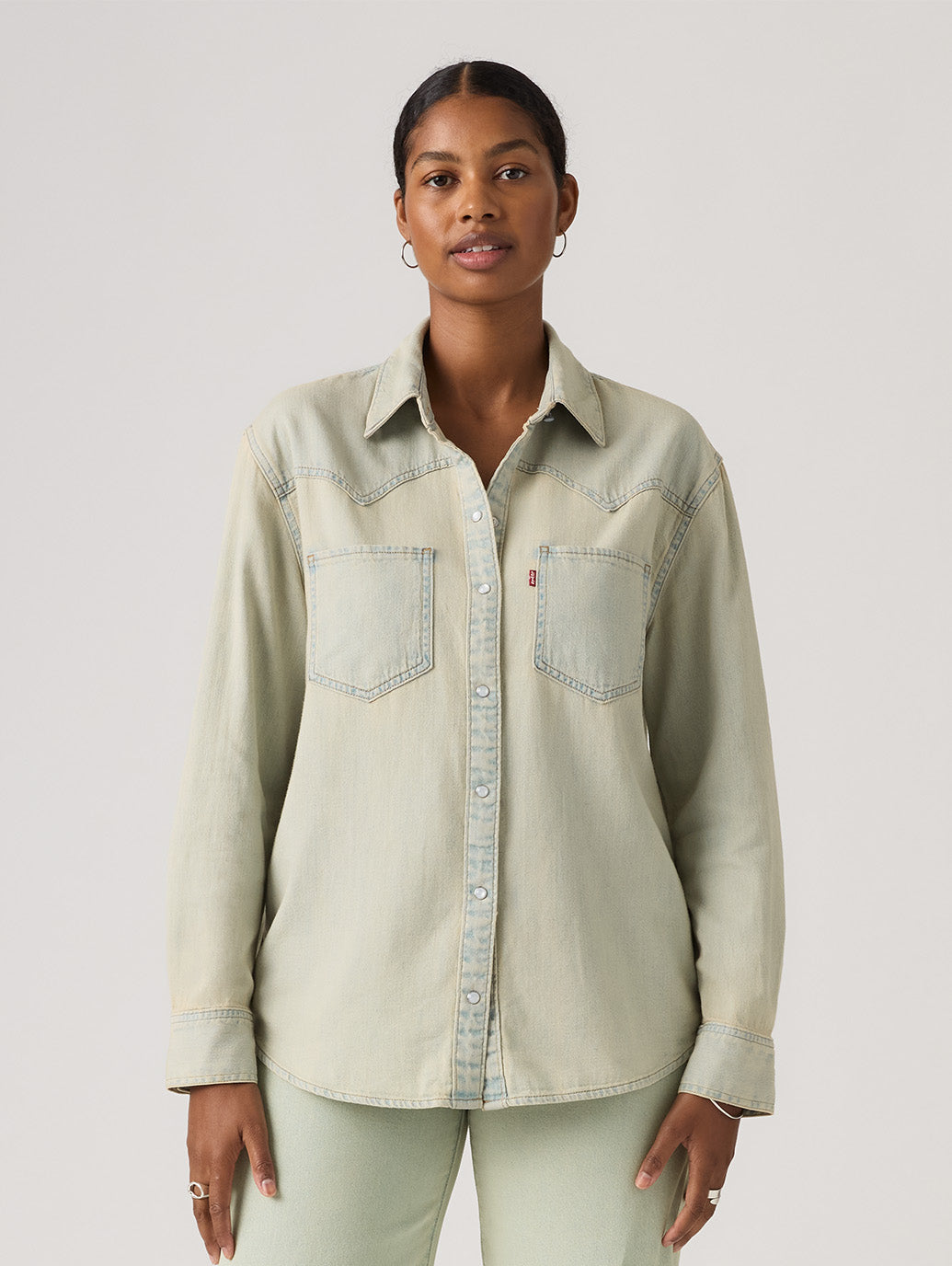 TEODORA ウエスタンシャツ