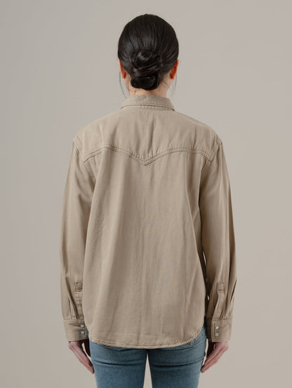 TEODORA ウエスタンシャツ