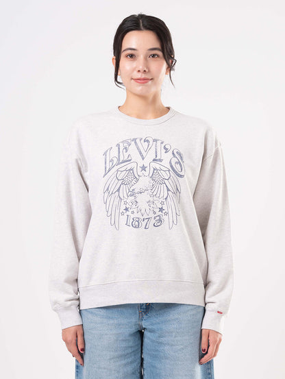 グラフィック ヘリテージ クルーネックスウェットシャツ