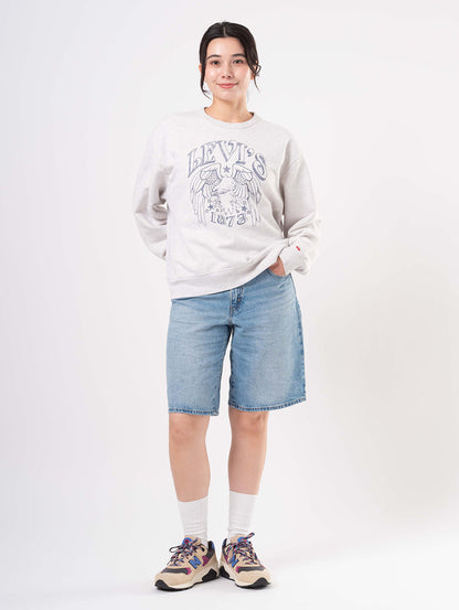 グラフィック ヘリテージ クルーネックスウェットシャツ