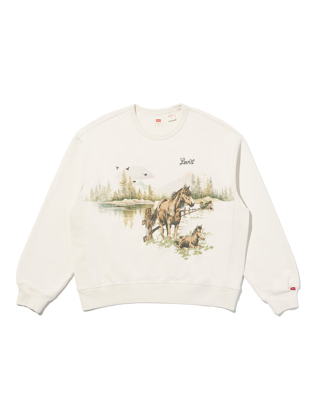 グラフィック ヘリテージ クルーネックスウェットシャツ