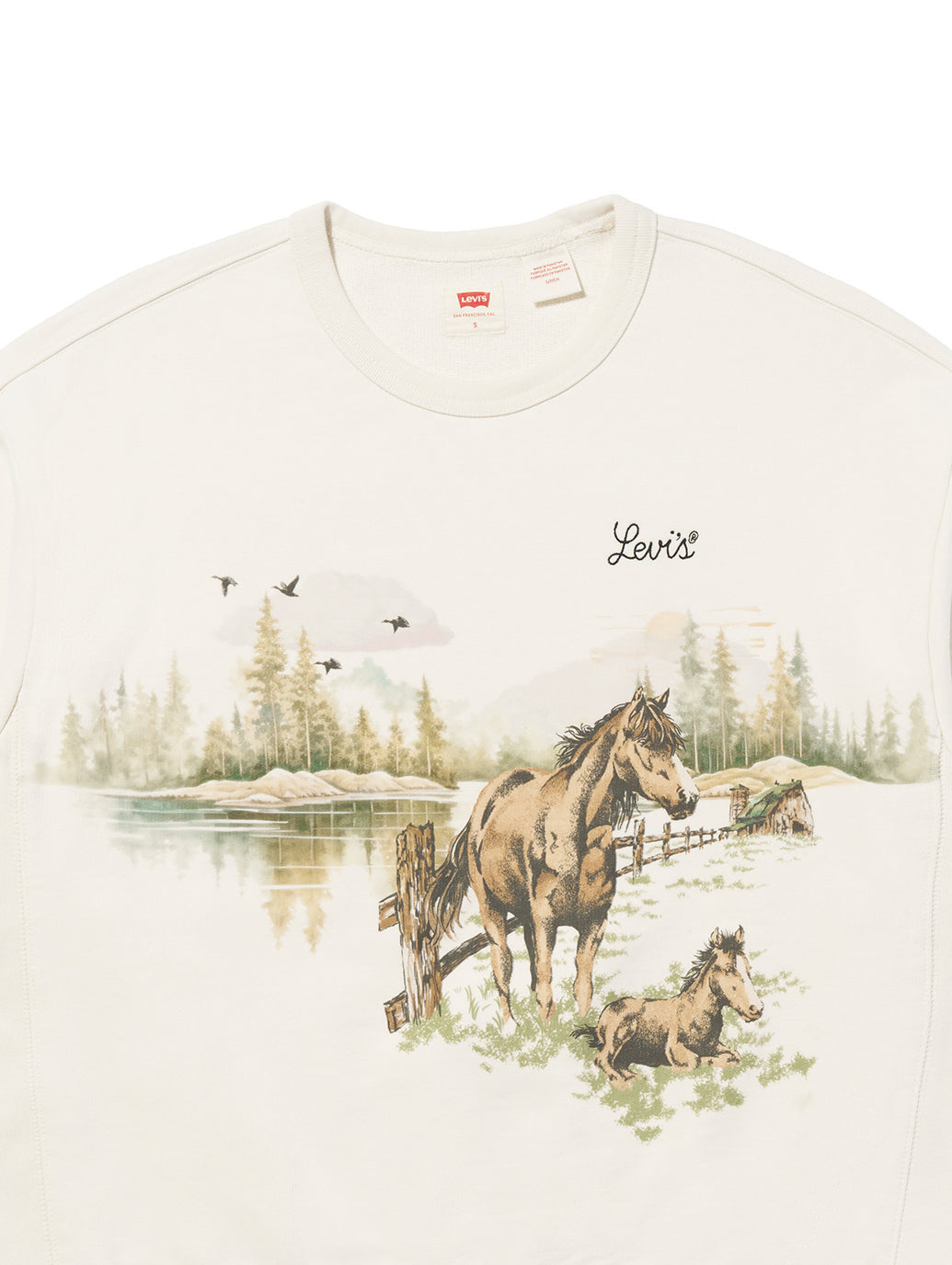 グラフィック ヘリテージ クルーネックスウェットシャツ