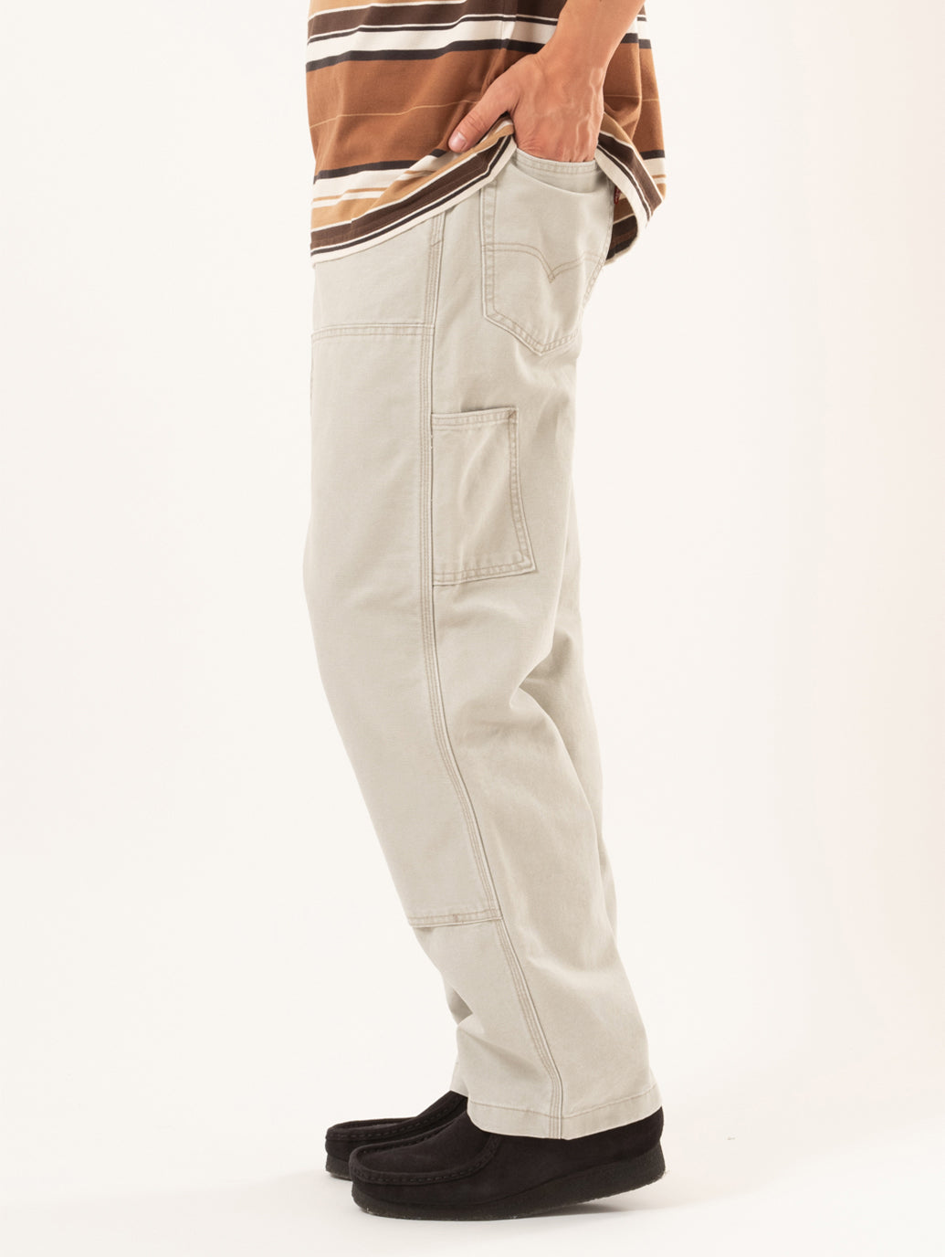 WORKWEAR 568™ STAY LOOSE ダブルニー ジーンズ グレー – リーバイス