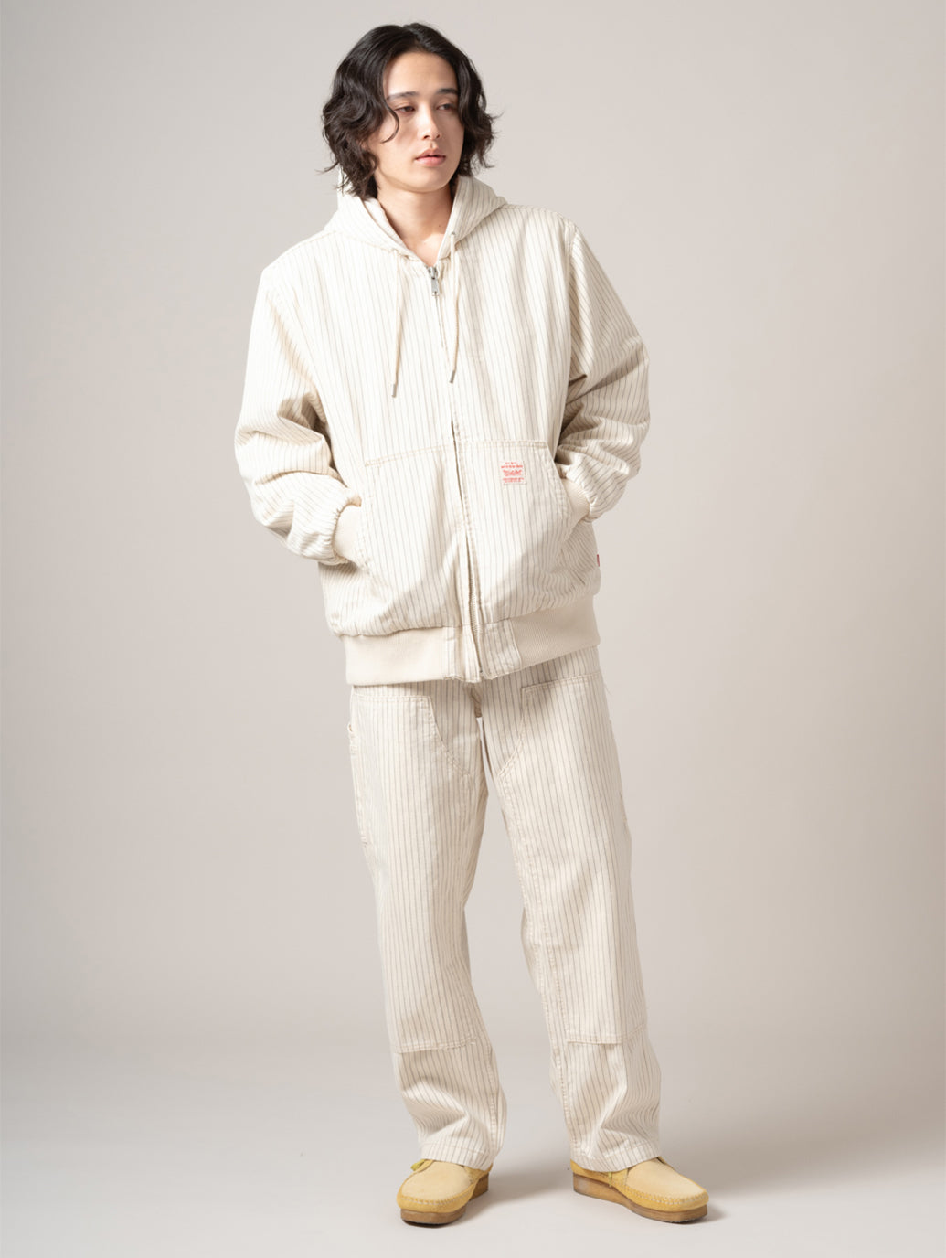 WORKWEAR 568™ ルーズストレート ダブルニー カーペンターパンツ ホワイト