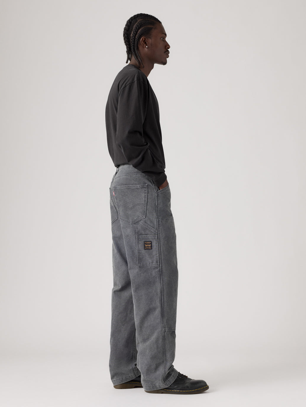 WORKWEAR 568™ ルーズストレートダブルニーパンツ グレー