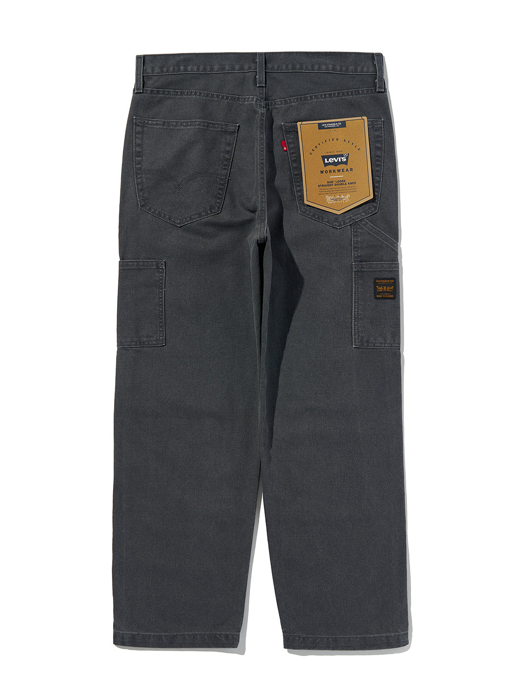 WORKWEAR 568™ ルーズストレートダブルニーパンツ グレー – リーバイス