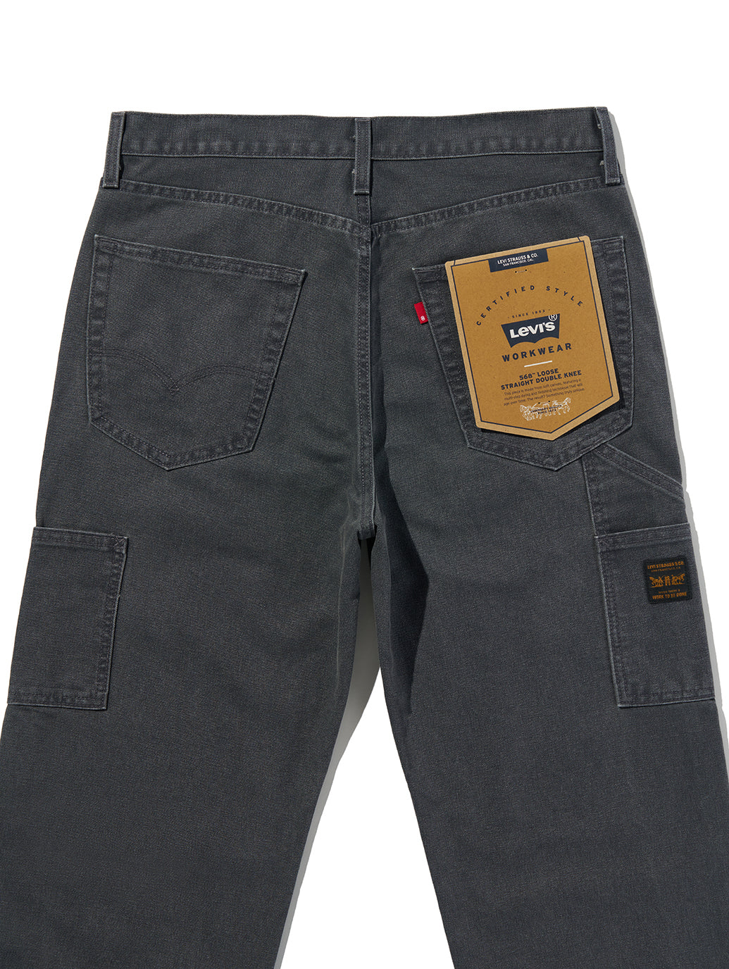WORKWEAR 568™ ルーズストレートダブルニーパンツ グレー