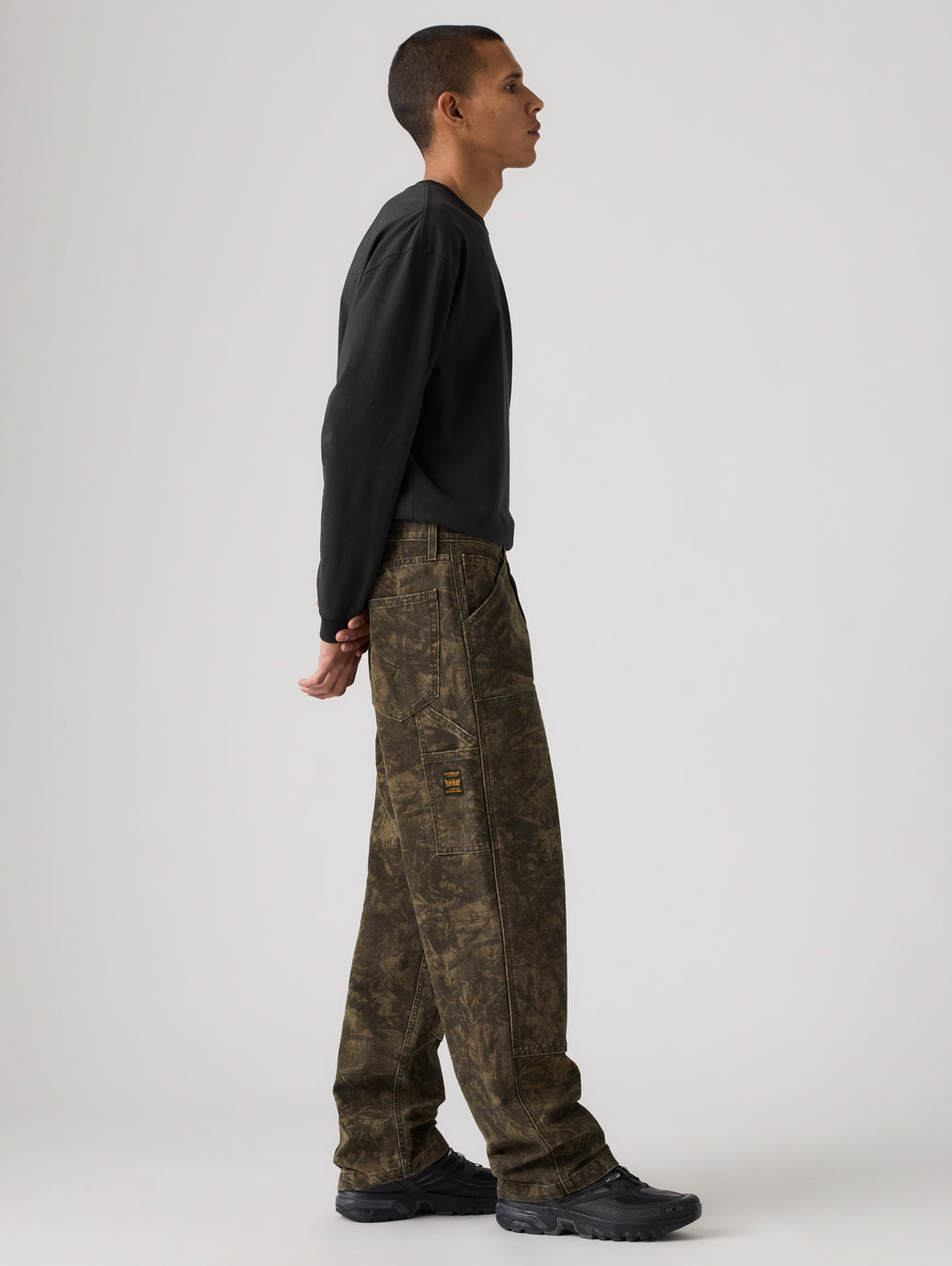 WORKWEAR 568™ ルーズストレートダブルニーパンツ オリーブ