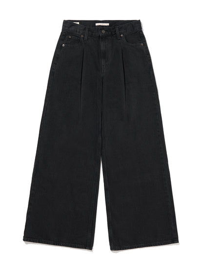 BAGGY DAD WIDE LEG ジーンズ ブラック