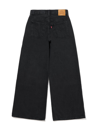 BAGGY DAD WIDE LEG ジーンズ ブラック