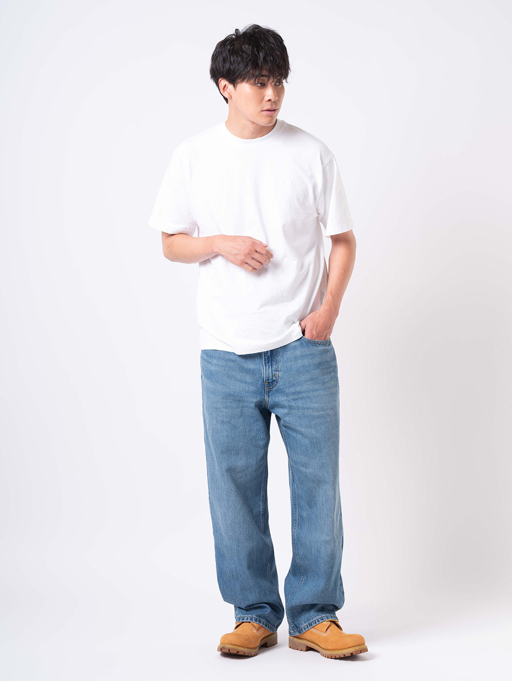 SILVERTAB™ ルーズフィット ミディアムインディゴ