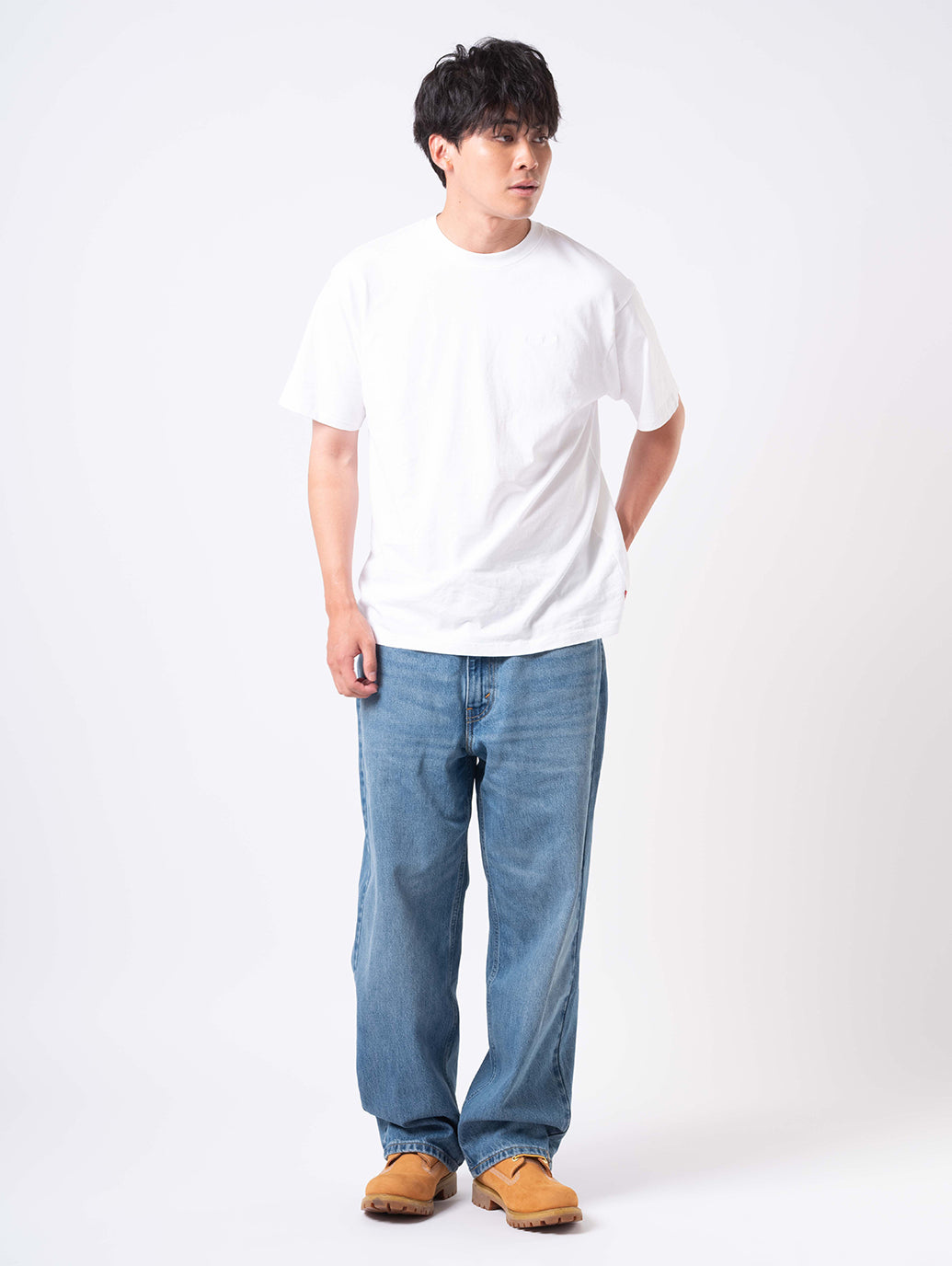 SILVERTAB™ ルーズフィット ミディアムインディゴ