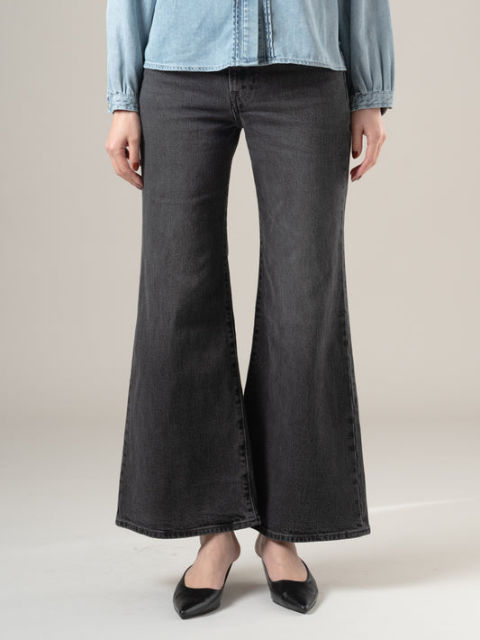 RIBCAGE BELLS ジーンズ ブラック