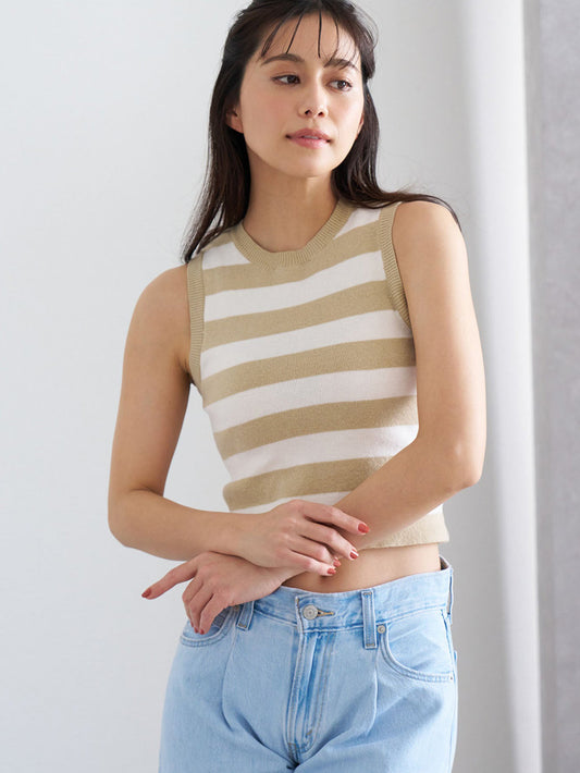 OCEAN ボーダー タンクトップ