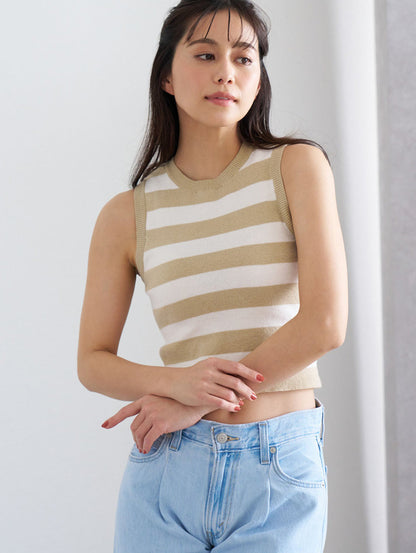 OCEAN ボーダー タンクトップ