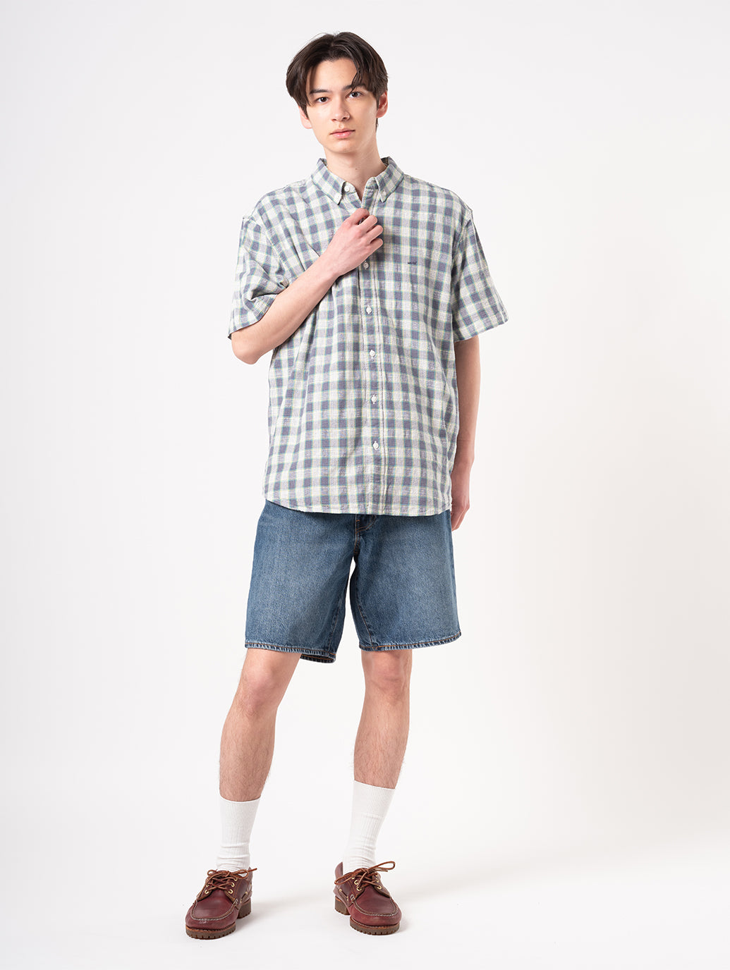 468™ ルーズ ショートパンツ ダークインディゴ