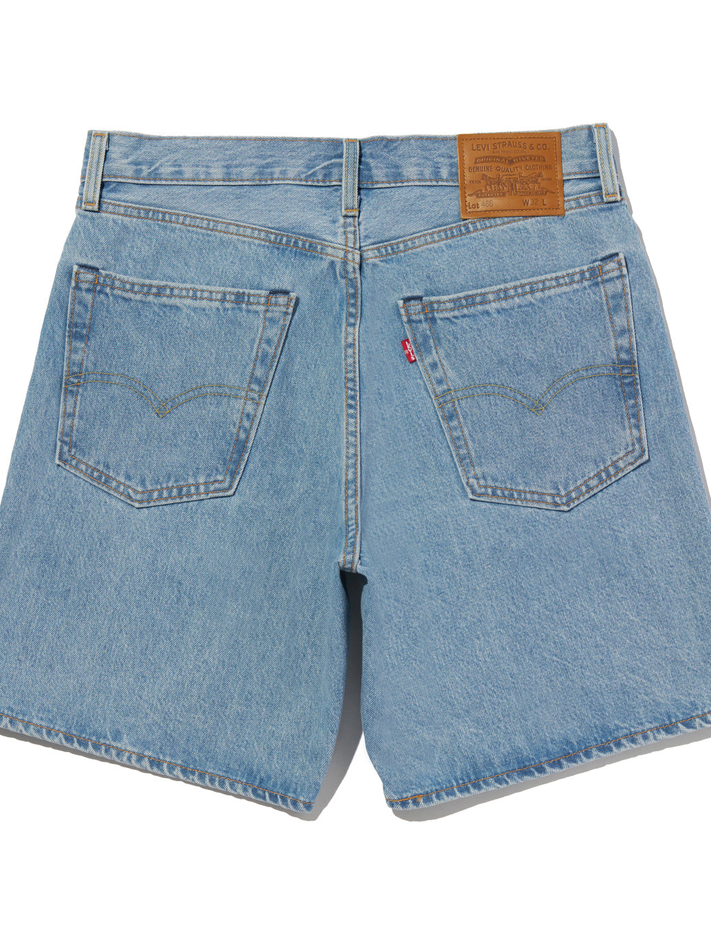 468™ ルーズ ショートジーンズ ライトインディゴ 