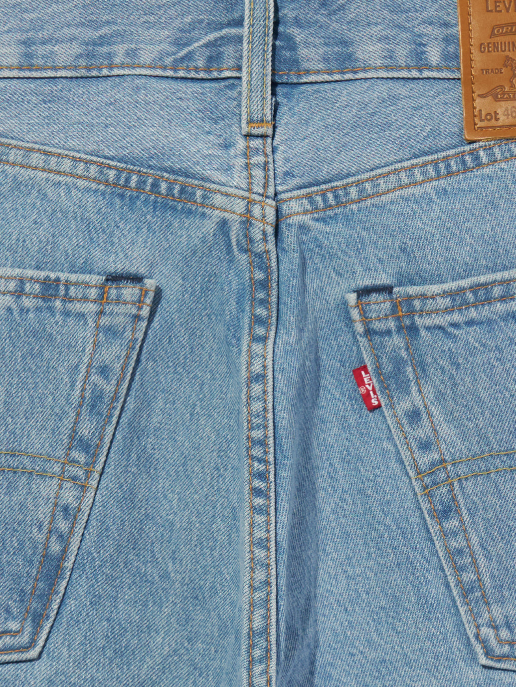 468™ ルーズ ショートジーンズ ライトインディゴ 